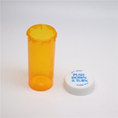 Maysure Vials Reversible Child Resistant Cap Push Down And Turn 40 60 Dram Medicine Container Pill Bottle